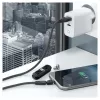 USB-kaabel RealPower MagneticCharge3 1m USB A Must Sinine Punane