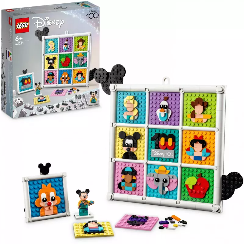 LEGO Disney Classic 43221 100 aastat ikoonilisi Disney animatsioone