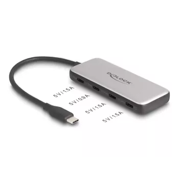 DeLOCK 64261 USB 3.2 Gen 1 USB-C jaotur 10000 Mbit/s Must Hall