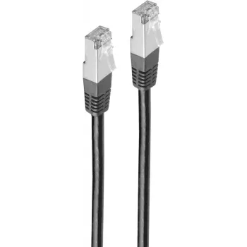 Võrgukaabel ShiverPeaks BS75111-0.5S Must 0,5m Cat5e F/UTP