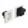Pistikupesa CEE 7/3 + USB DeLOCK 11471