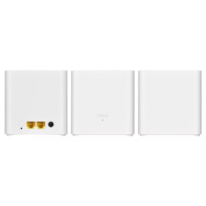 Võrk-Wi-Fi süsteem TENDA EX3-3, 3-pakend, kahesageduslik 2,4/5 GHz, Wi-Fi 6, kuni 1201+300 Mbit/s, 2 sisemist antenni, WPA3