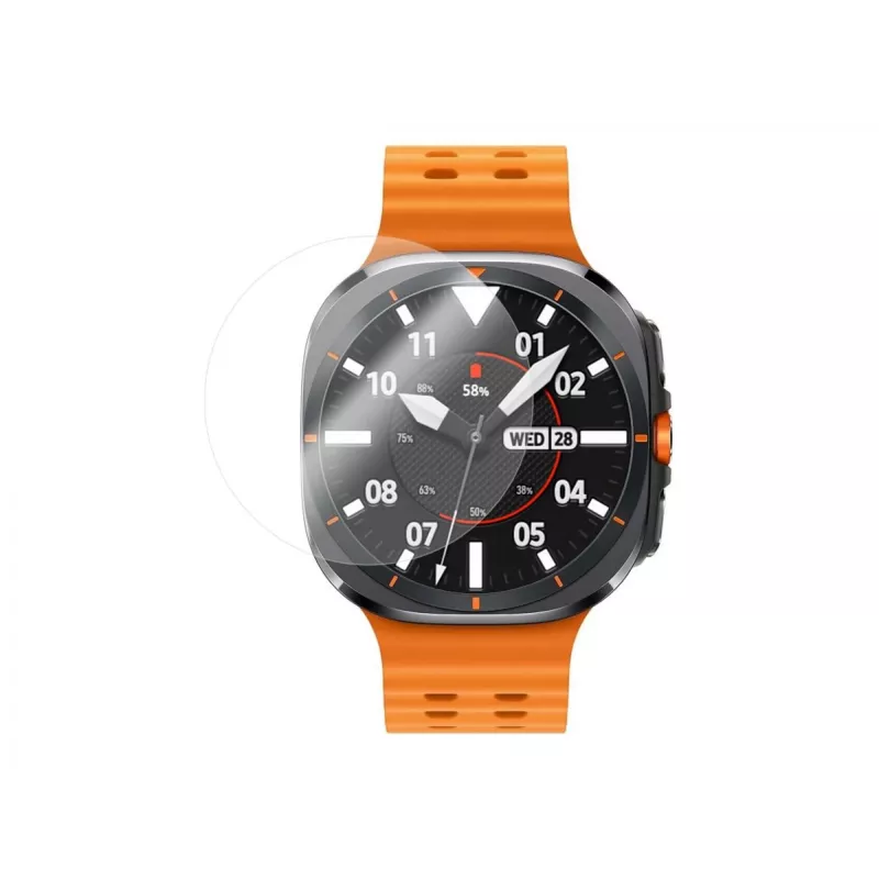 Karastatud klaasist ekraanikaitse FIXED Samsung Galaxy Watch Ultral – läbipaistev, 2 tk