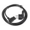 Toitekaabel LANBERG CA-C13C-12CC-0018-BK, 2 m, C13 haakeseadis kuni CEE7/7, must, nurga all C13