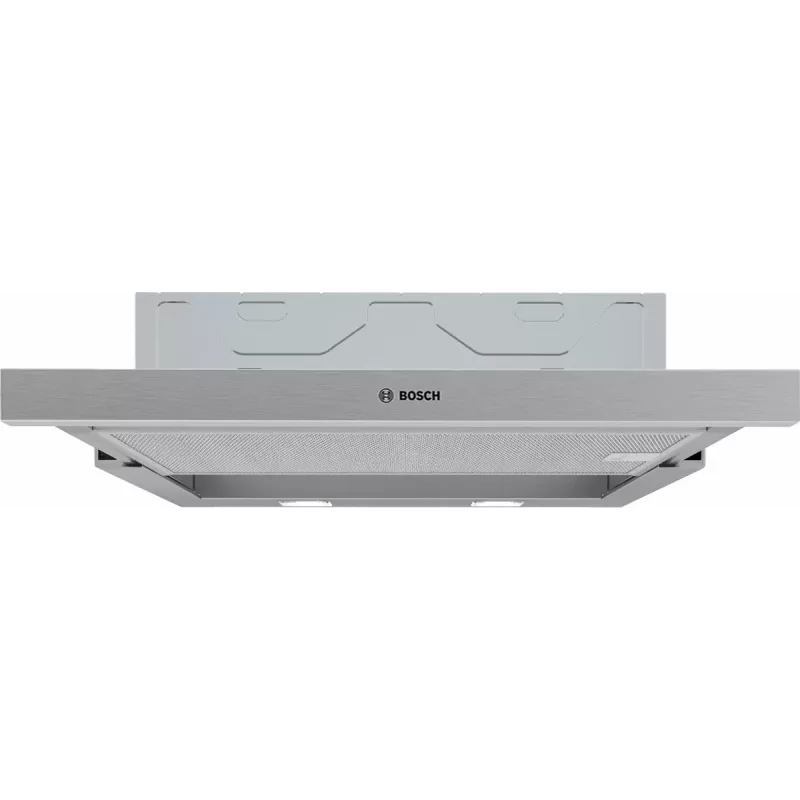 Bosch Serie 2 DFM064W55 õhupuhasti Poolsisseehitatud (väljatõmmatav) Metallik, Hõbedane 394 m³/h