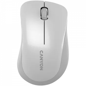 CANYON MW-11, 2,4 GHz juhtmevaba hiir, 3 nupuga, DPI 1200, Aku: AAA * 2 tk, pärlvalge hall 67*109*38 mm 0,063 kg