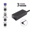 Toiteadapter QOLTEC 51775 40W 19V 2.1A monitoridele, must, 1.75 m kaabel