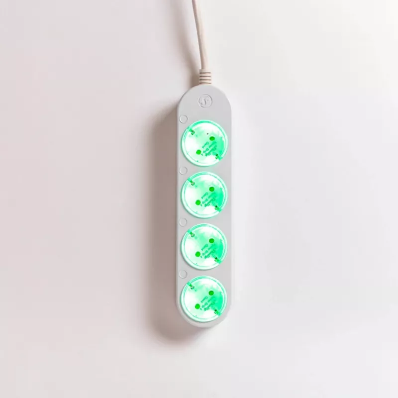 Nutikas 12A Shelly Power Strip 4 Gen4 Zigbee/Matter toiteplokk