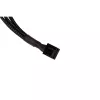RGB jaoturkaabel Alphacool 18681 plastist must 600 mm
