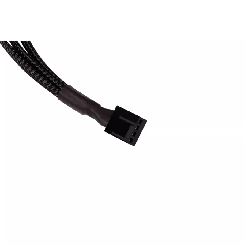 RGB jaoturkaabel Alphacool 18681 plastist must 600 mm