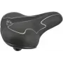Jalgrattasadul FISCHER Touren-Fahrradsattel Elastomer must/valge optimaalse kehakohandusega