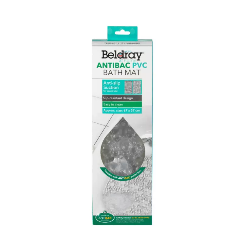 Vannimatt Beldray LA032678UFFEU7 Antibac PVC, antibakteriaalne PVC vannitoamatt