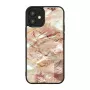 Kaitseümbris iKins Apple iPhone 12 mini jaoks — roosa marmormustriga, õhuke istuvus