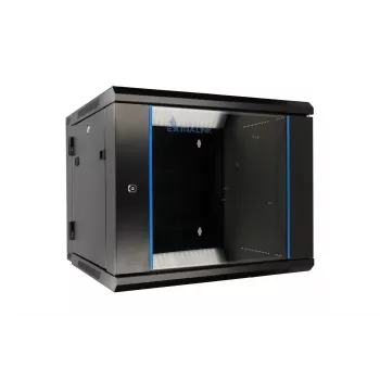 Extralink Rack-kapp 6U 600x600 AZH Must seinakinnitusega, pöörduv