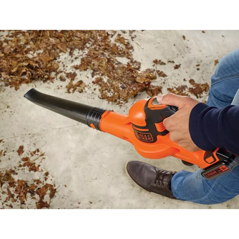 Black & Decker GWC1820PC juhtmeta lehepuhur 209 km/h Must, Oranž 18 V Li-Ion