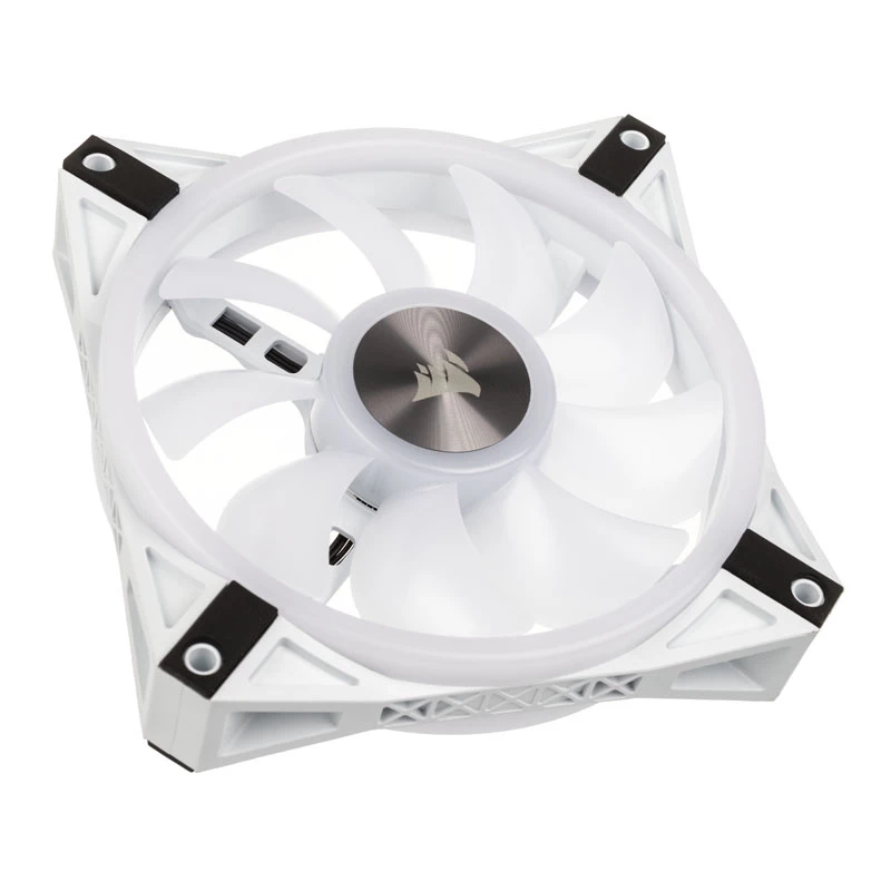 Corsair iCUE QL120 120mm ARGB korpuseventilaator - valge