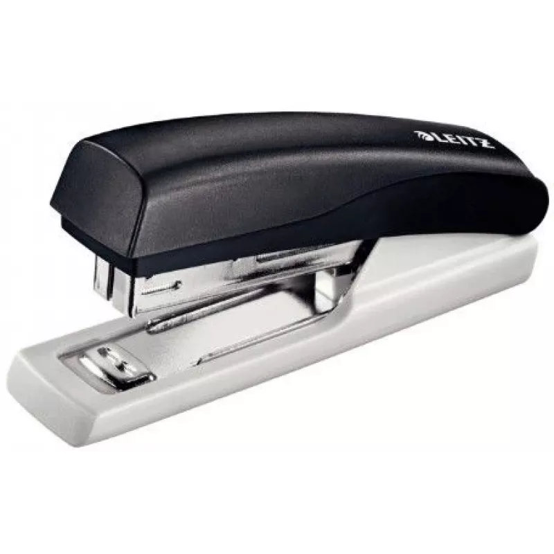 Leitz NeXXt klammerdaja 5517, 10 lehte, 10 lehte, Must, Hõbedane, Plast, 80 g/m², Ülevalt, Integreeritud