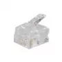 shiverpeaks BASIC-S modulaarpistik RJ11, varjestamata ümarkaablile, 6-kontaktiline, 4 kontakti hõivatud, kullatud (BS72040-R100)