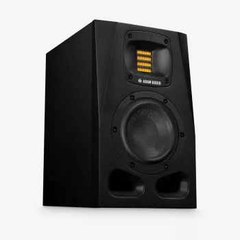 Stuudiomonitorid ADAM AUDIO A4V Must, 2-suunalised, 90W RMS, 4-tolline bassikõlar, LED-ekraan, rack'ile paigaldatav