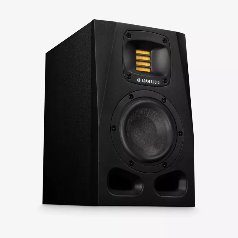 Stuudiomonitorid ADAM AUDIO A4V Must, 2-suunalised, 90W RMS, 4-tolline bassikõlar, LED-ekraan, rack'ile paigaldatav