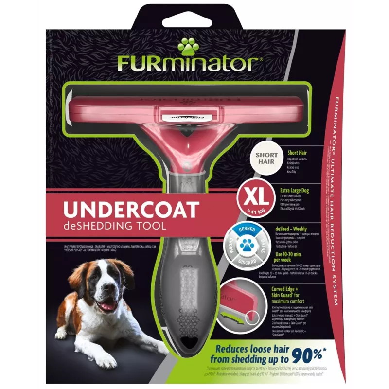 FURminator - furminator lühikarvalistele koertele - XL
