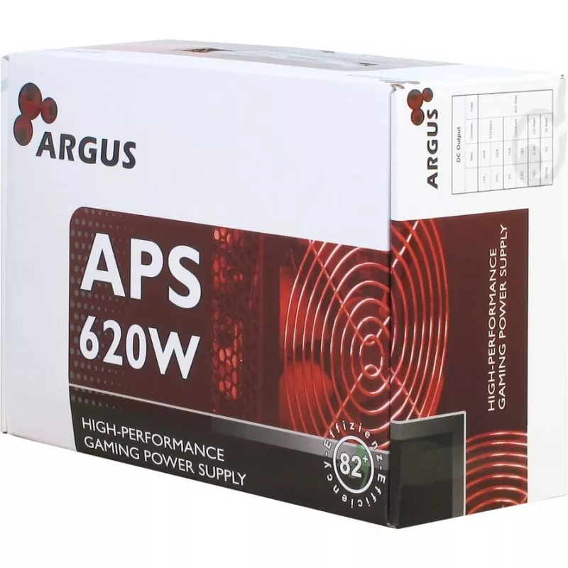 Inter-Tech Argus APS toiteplokk 620 W 20+4 Pin ATX ATX must