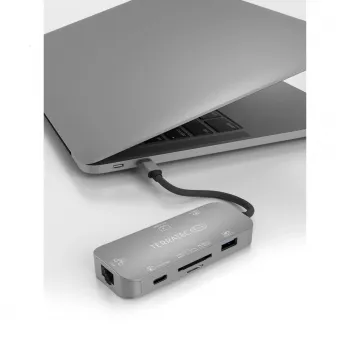 USB-jaotur Terratec Connect C8 USB 2.0 USB-C Hall