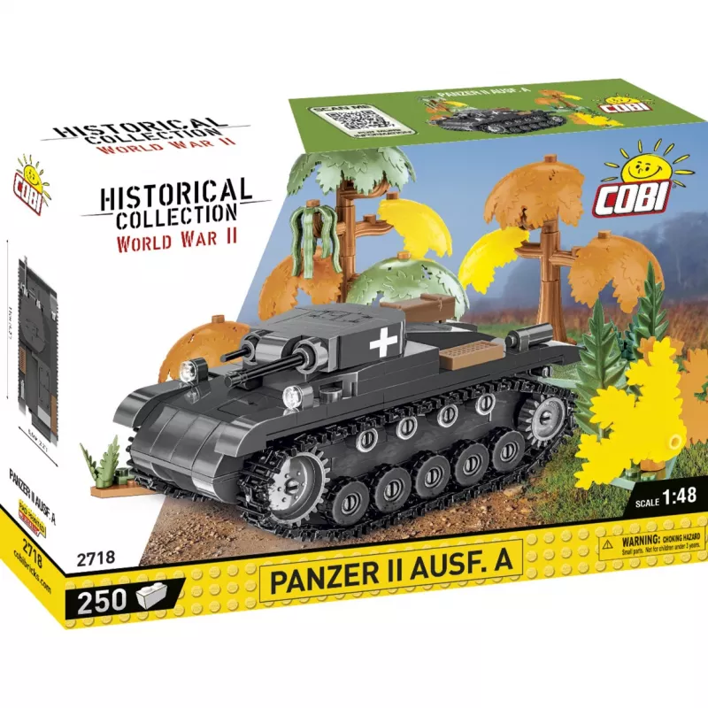 Ehituskomplekt Cobi Panzer II Ausf. A — 250 osa, must