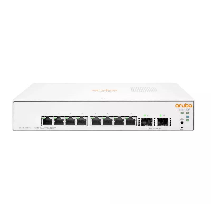 HPE Aruba Networking Aruba Instant On 1930 Hallatav L2+ Gigabit Ethernet (10/100/1000) 1U Valge