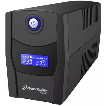 PowerWalker VI 600 STL Line-Interaktiivne 0,6 kVA 360 W 2 AC-pistikupesa