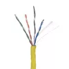 Võrgukaabel LANBERG LCU6-10CC-0305-Y U/UTP Cat6 305 m kollane, 23 AWG, 250 MHz