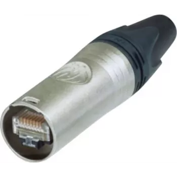 Neutrik RJ45 etherCON CAT6 A pistik, sirge poolus: 8P8C NE8MX6 nikeldatud NE8MX6 1 tk (NE8MX6)