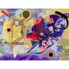 Ravensburger maalimiskomplekt CreArt ART Collection Canvas Edition Kandinsky – Kollane, punane, sinine