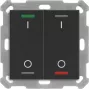 MDT BE-TAL55T206.B1 KNX surunupp Light 55 2f RGBW temperatuuriandur must matt lülitus 1 (BE-TAL55T206.B1)