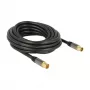Koaksiaalkaabel RG-6/U DeLOCK 88925 5 m IEC Must