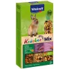 Vitakraft 25227 väikelooma maius – küüliku viinamarja-, puuvilja-, köögivilja- ja kreegpähklisegu, 160 g