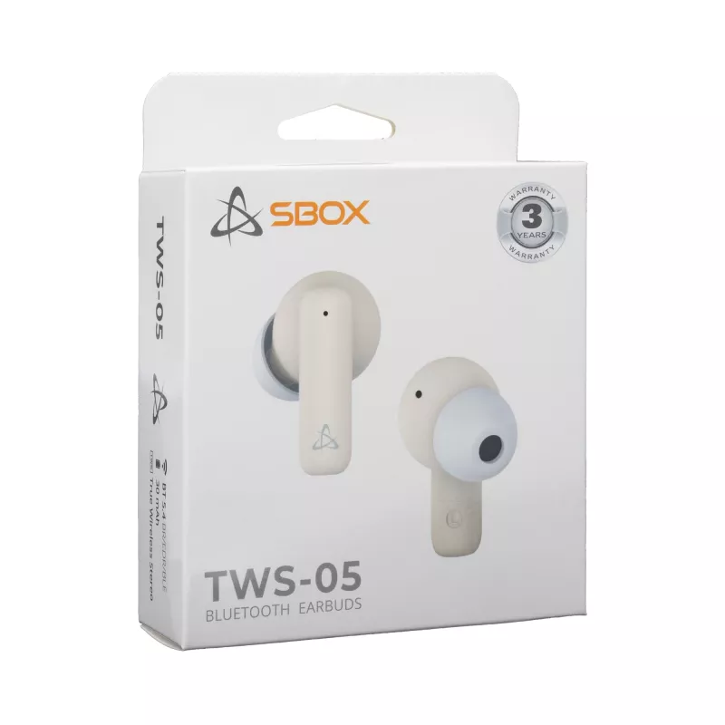 Kõrvaklapid SBOX EB-TWS05 Beež