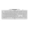 CHERRY KC 1000 SC juhtmega kiipkaardiga klaviatuur, helehall, USB, QWERTY (UK)