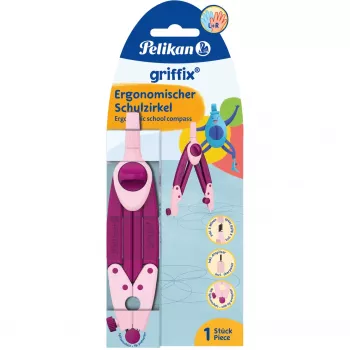 Pelikan Griffix roosa täitesulepea 1 tk blisterpakend