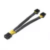 CPU toiteadapteri kaabel Akasa 8-pin kahele 4+4-pin (AK-CBPW35-20)