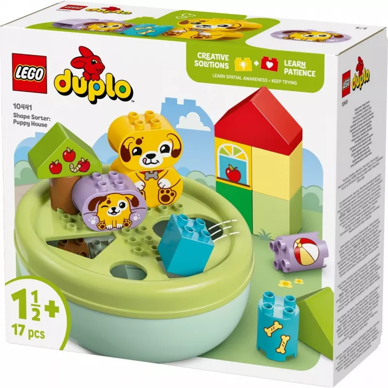 Konstruktsioonimänguasi LEGO DUPLO Shape Sorter Puppy House 10441, 17 osa, vanusele 1½–5 aastat