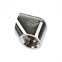 Bitspower Adapter 90 kraadi G1/4 tolli IG kuni G1/4 tolli IG - hõbedane läikiv