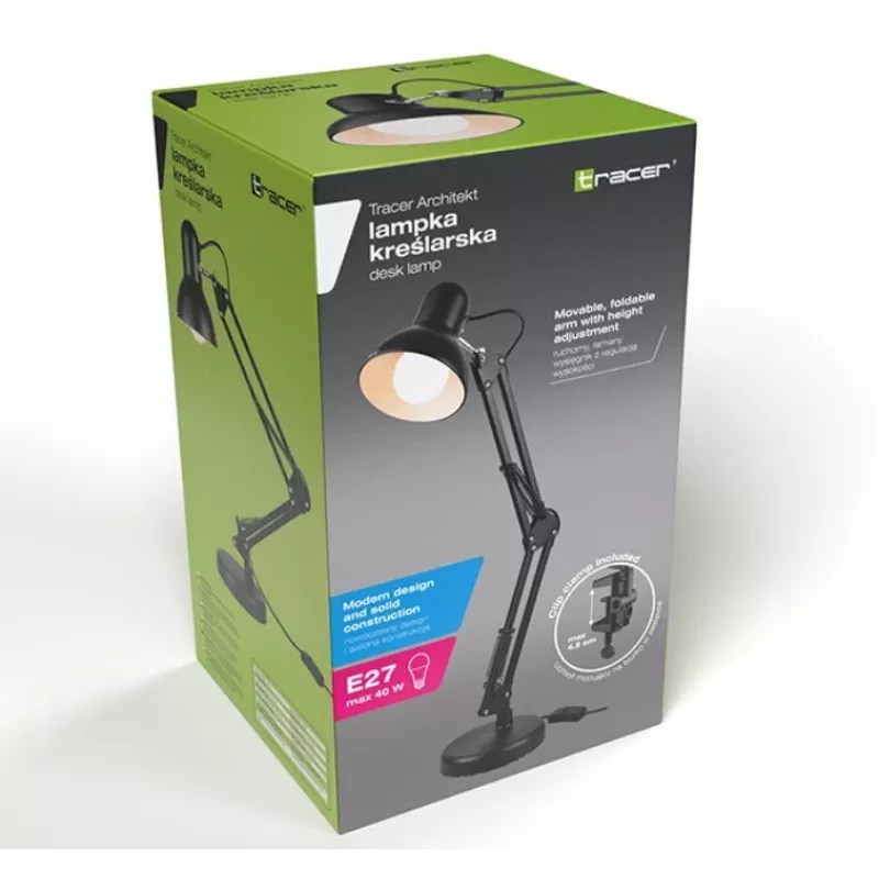 TRACER joonistuslamp 2 ühes Architekt TRAOSW47244 LED reguleeritava heledusega