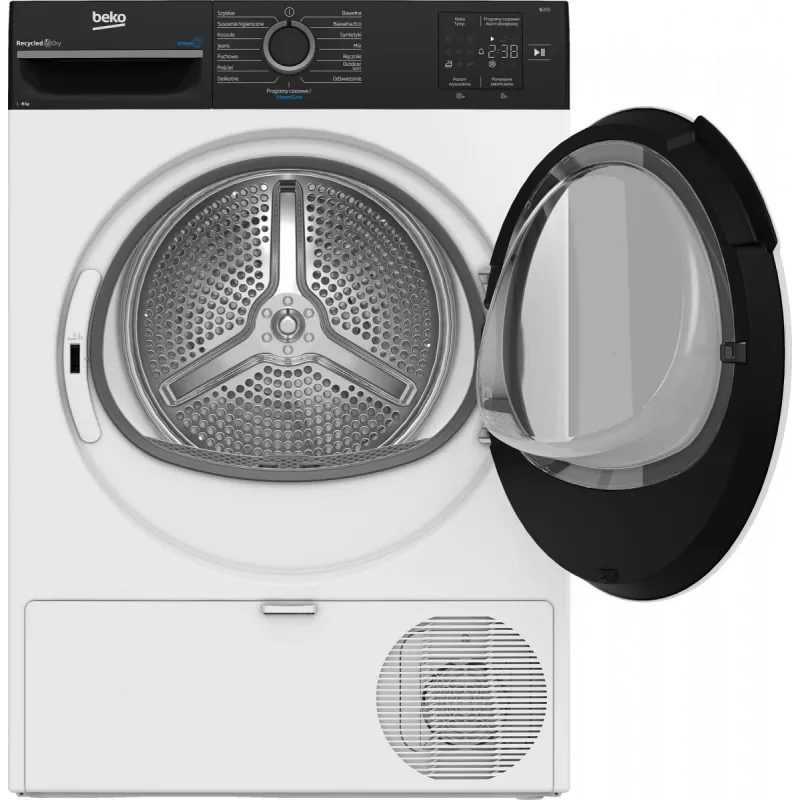 BEKO BM3T3823WBW saleda mudeliga riidekuivati