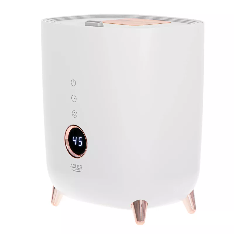 Ultraheline õhuniisutaja Adler AD 7972 — 4 L paak, 300 ml/h, kuni 35 m², 23 W, valge