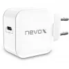 nevox 20W USB-C PD laadija valge toiteadapter