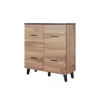 Cama sideboard LOTTA 110 4D wotan oak + mat Must