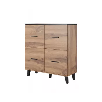 Cama sideboard LOTTA 110 4D wotan oak + mat Must