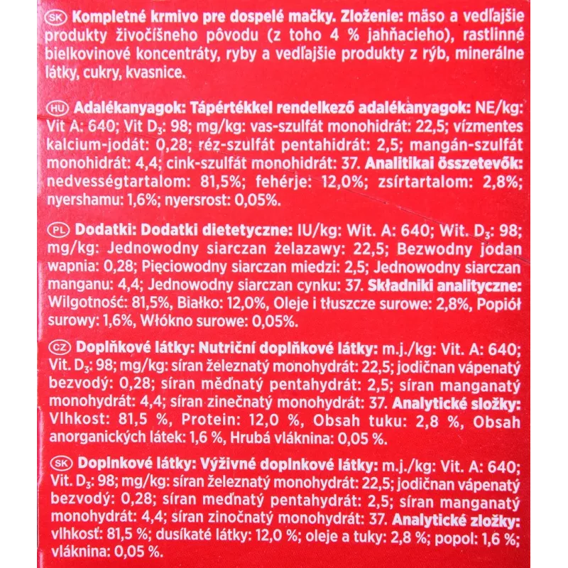 GOURMET Mon Petit Meat Mix - märg kassitoit - 6 x 50 g