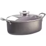 Kastrul Pensofal Invictum Professional Oval 32 cm 2 käepidemega ja klaasist kaanega